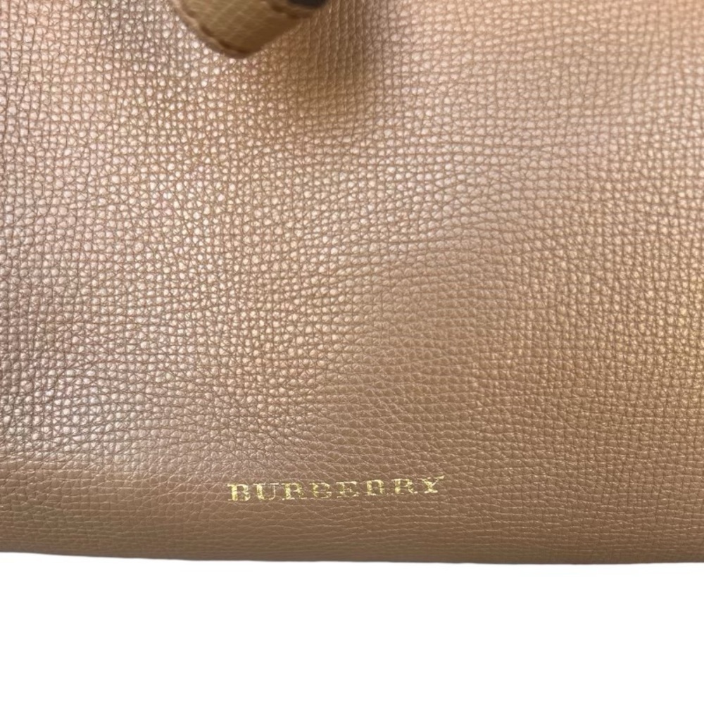 Burberry Tan Honeybrook Derby Medium Tote - Picture 9 of 14